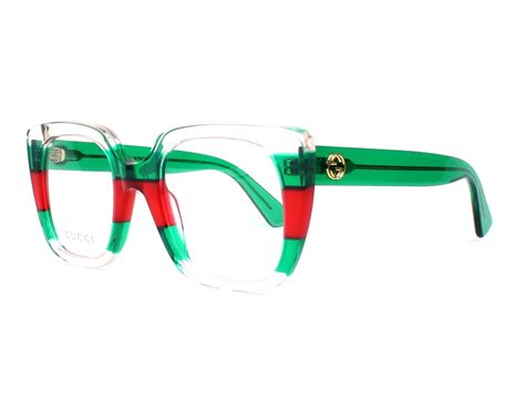 gucci glasses frames green and red|clear eyeglasses frames gucci.